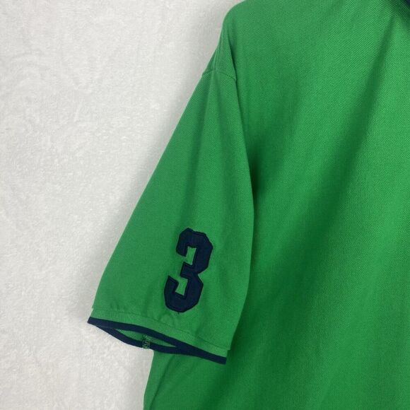 US Polo Assn Polo Shirt Mens XXL 2XL Green Big Logo Short Sleeve Pullover Casual - Picture 4 of 13